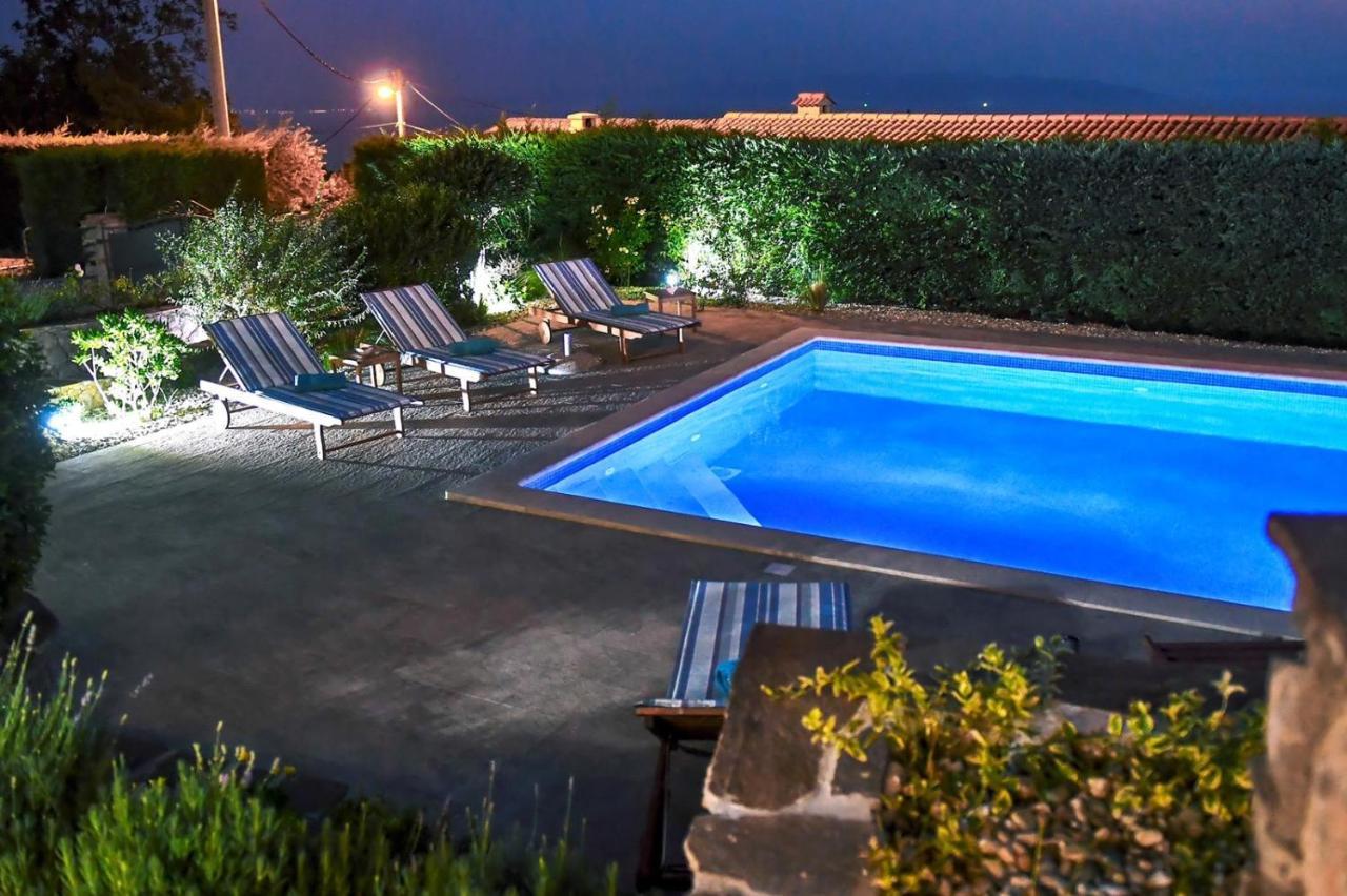 *****Pool House With Beautiful Seaview,Big Garden And Old Tavern***** Rijeka Buitenkant foto