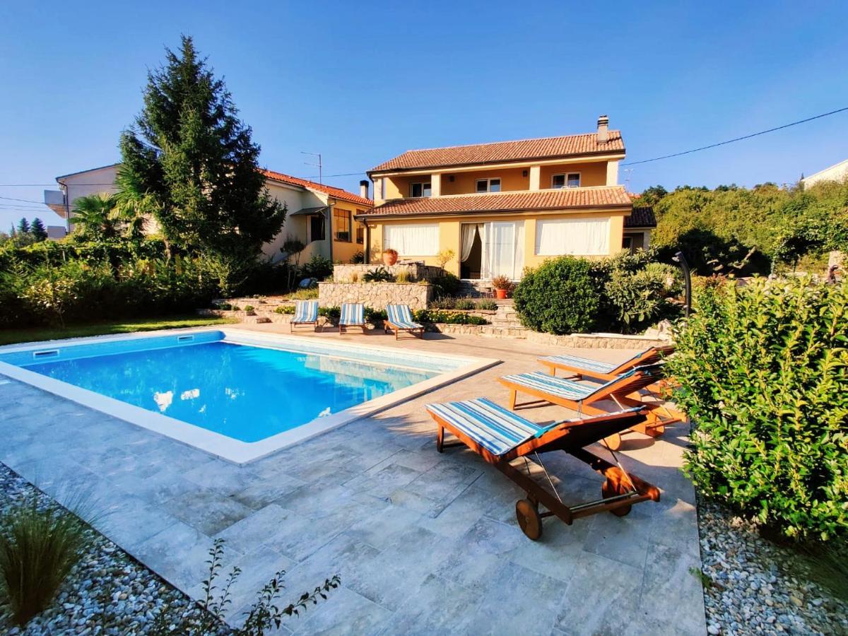 *****Pool House With Beautiful Seaview,Big Garden And Old Tavern***** Rijeka Buitenkant foto