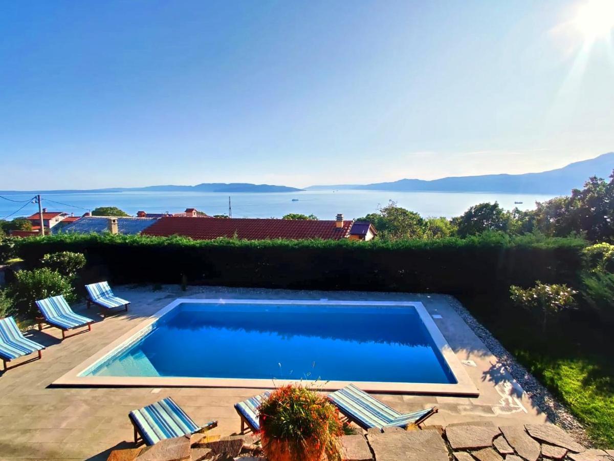 *****Pool House With Beautiful Seaview,Big Garden And Old Tavern***** Rijeka Buitenkant foto