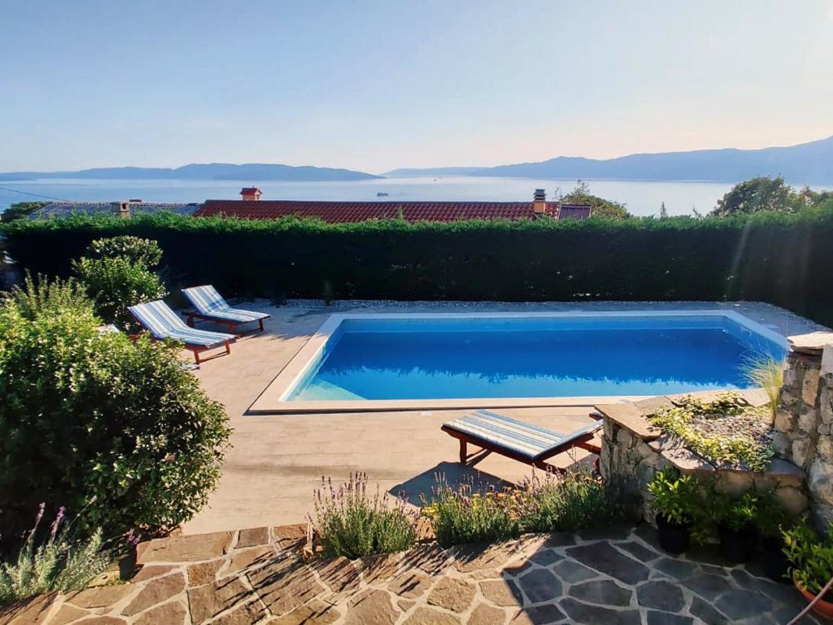 *****Pool House With Beautiful Seaview,Big Garden And Old Tavern***** Rijeka Buitenkant foto